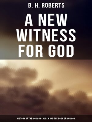 cover image of A New Witness for God